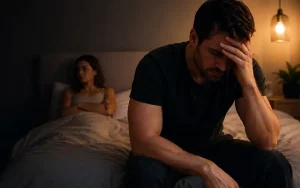 Versagensängste im Bett überwinden- Warum es oft nicht um Sex geht, sondern um dein Bild als Mann